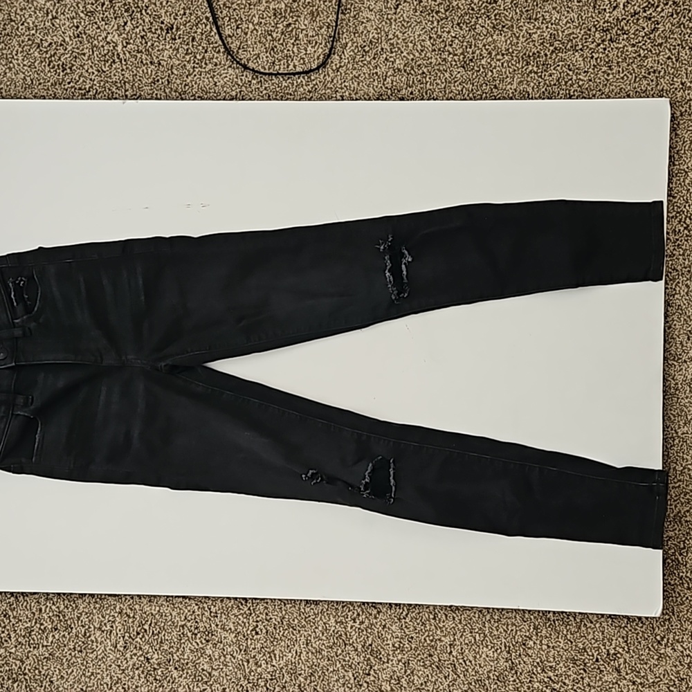 American Eagle women's skinny black jeans size 000